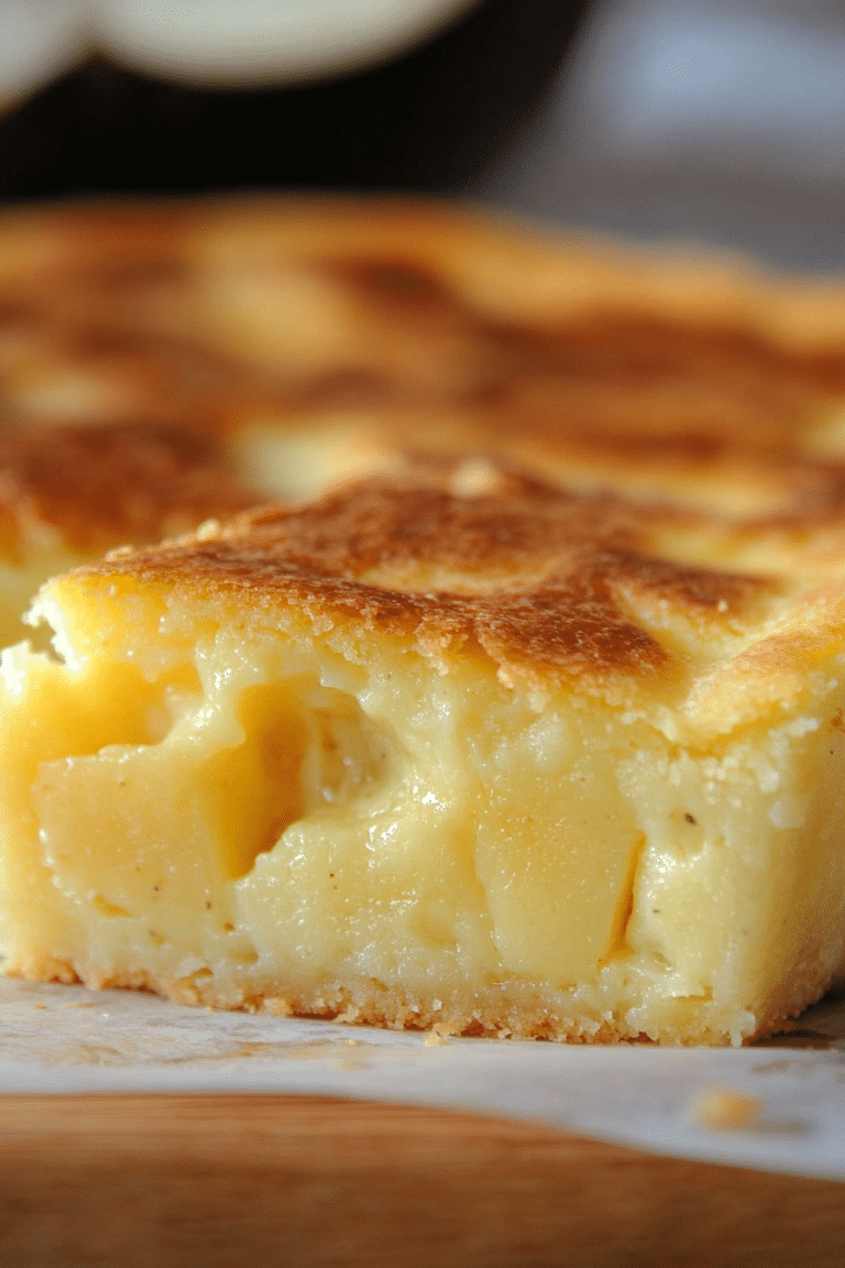 Clafoutis à l’ananas et noix de coco