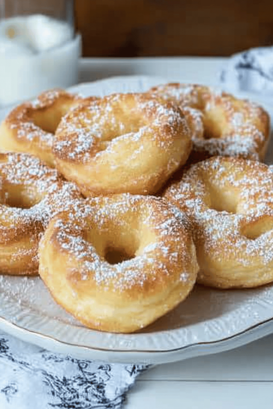 Beignets légers aux pommes faciles et délicieux Final Dish Presentation