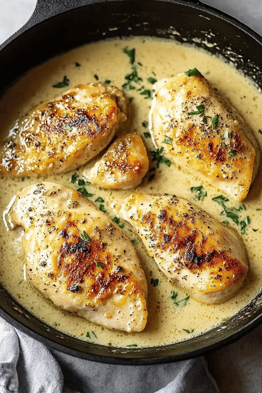 Blanc de Poulet à la Crème de Moutarde Facile ingredients