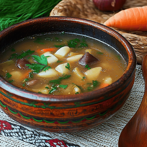 Bouillon thaï aux légumes