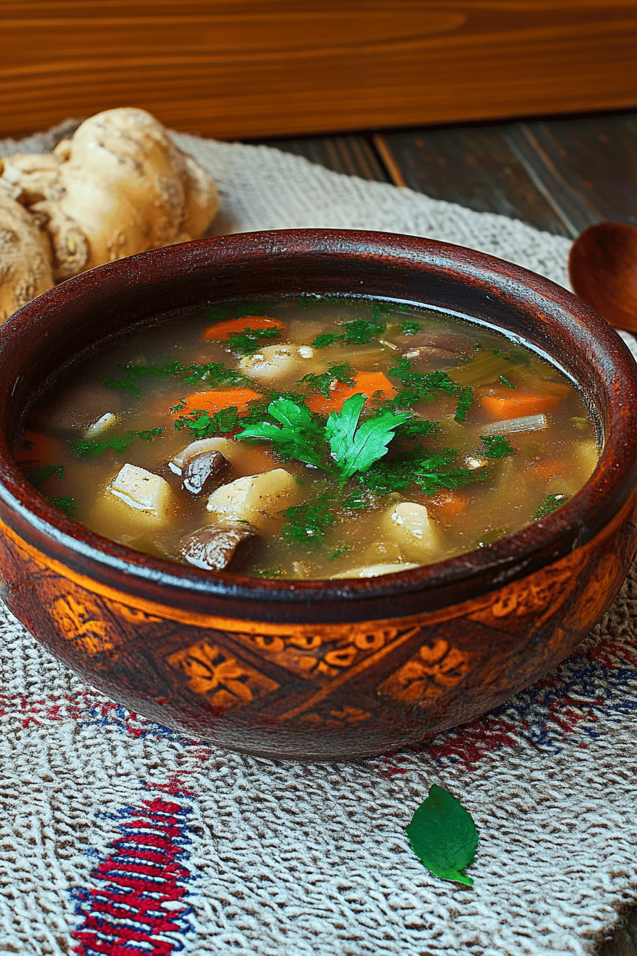 Bouillon thaï aux légumes ingredients