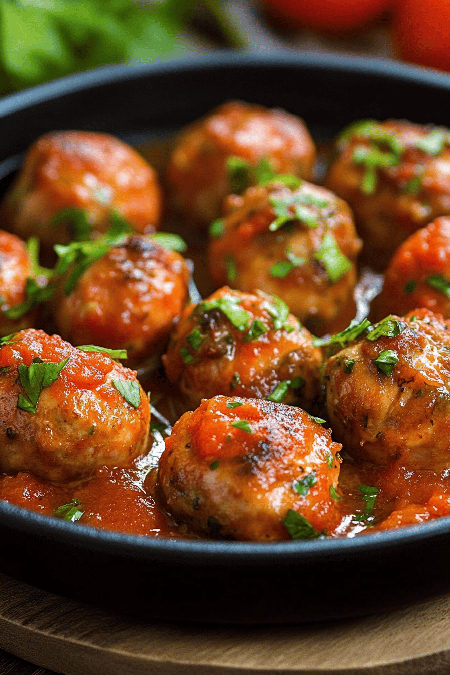 Boulettes de saumon sauce onctueuse Final Dish Presentation