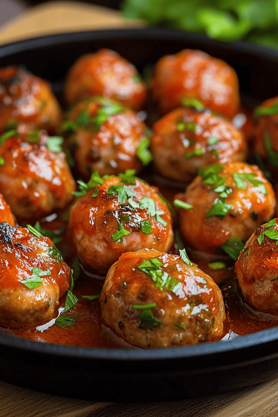 Boulettes de saumon sauce onctueuse Final Dish Presentation