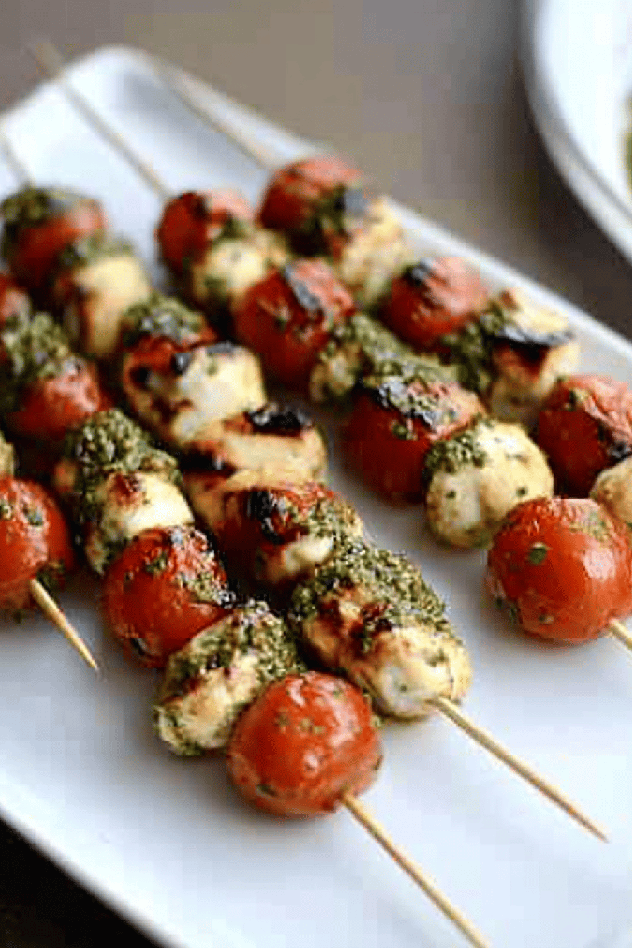 Brochettes de Poulet au Pesto et Tomates Cerises ingredients