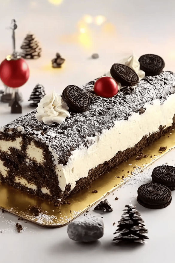 Bûche Oreo Thermomix : Rapide et Savoureuse