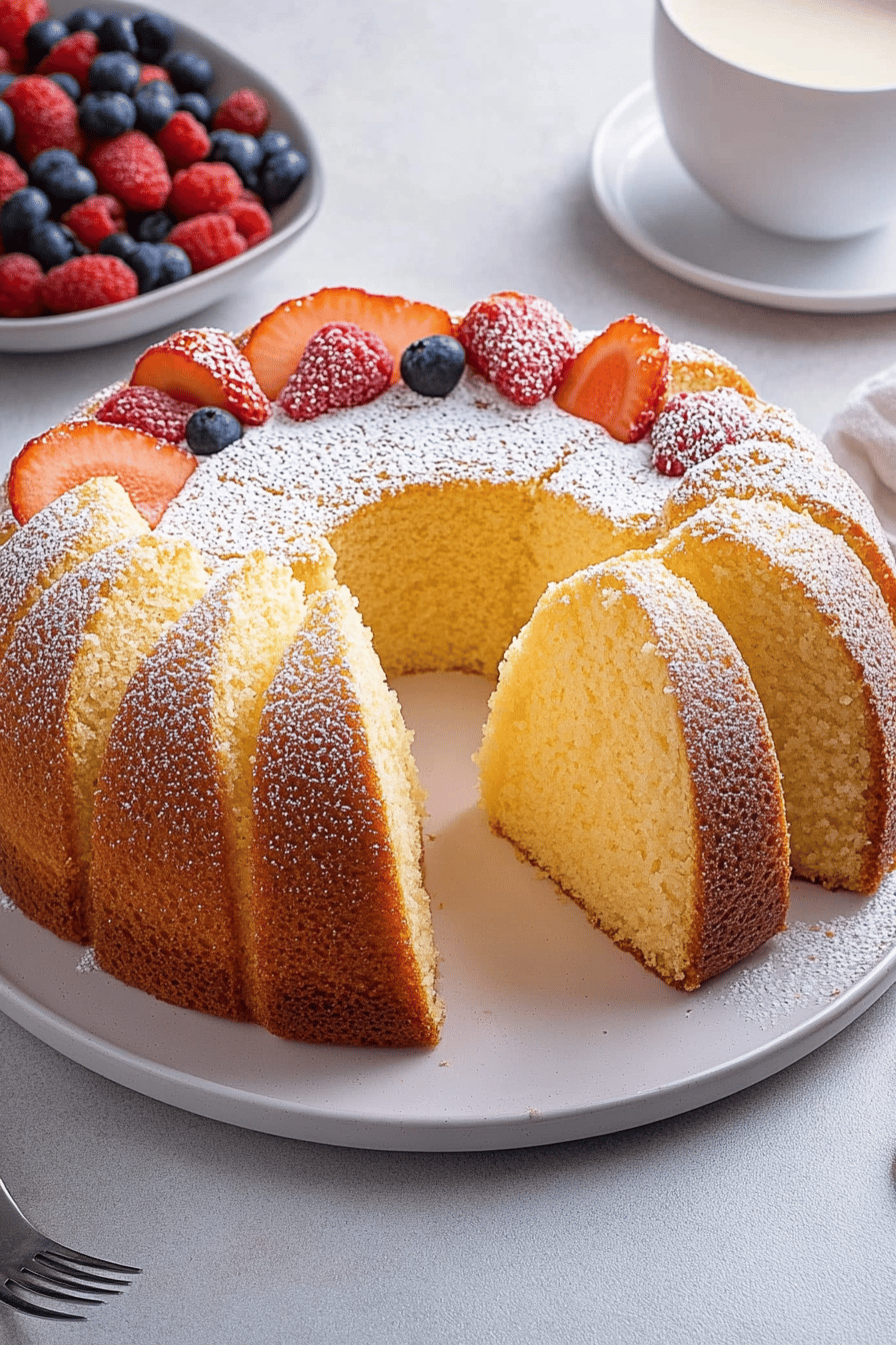 Cake Nature Moelleux au Thermomix Final Dish Presentation