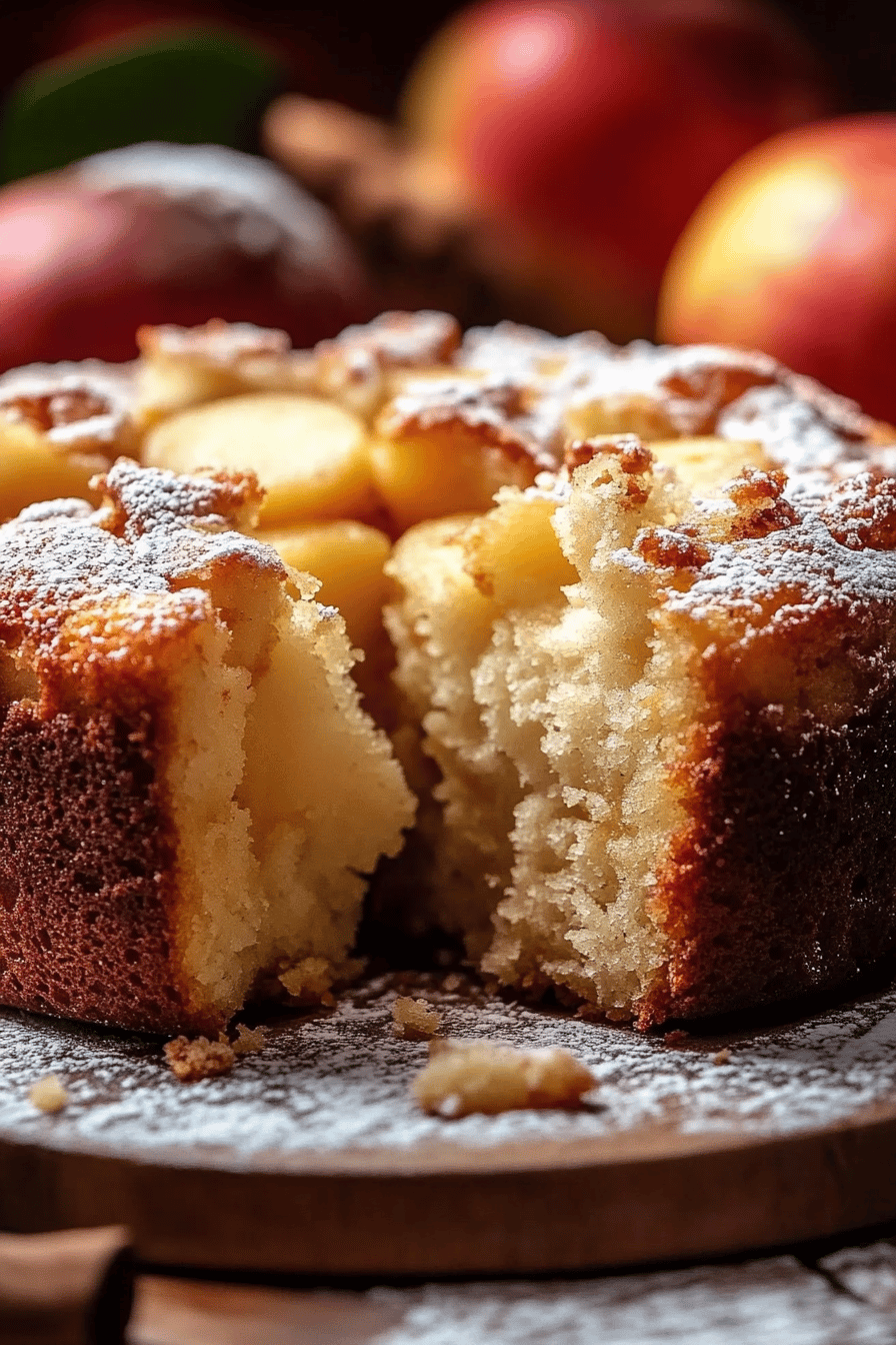 Cake aux pommes: une recette réconfortante Final Dish Presentation
