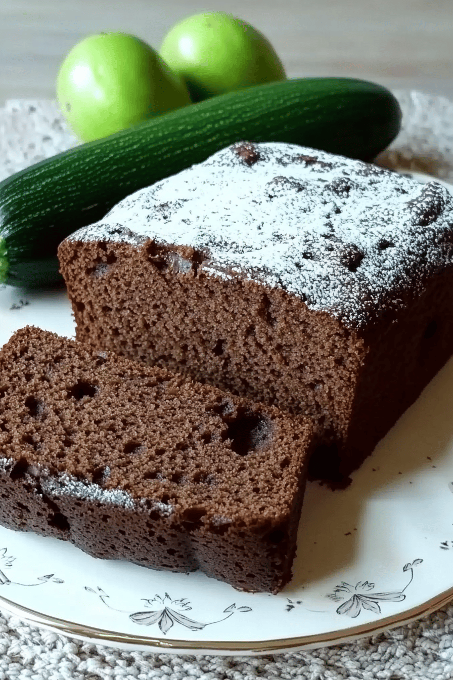 Cake léger cacao-courgette facile ingredients