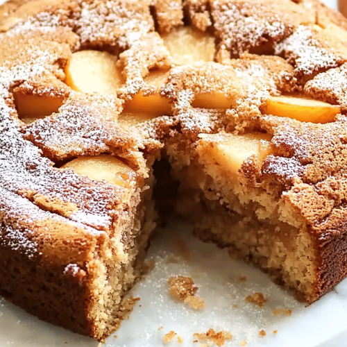 Cake yaourt aux pommes et cannelle WW