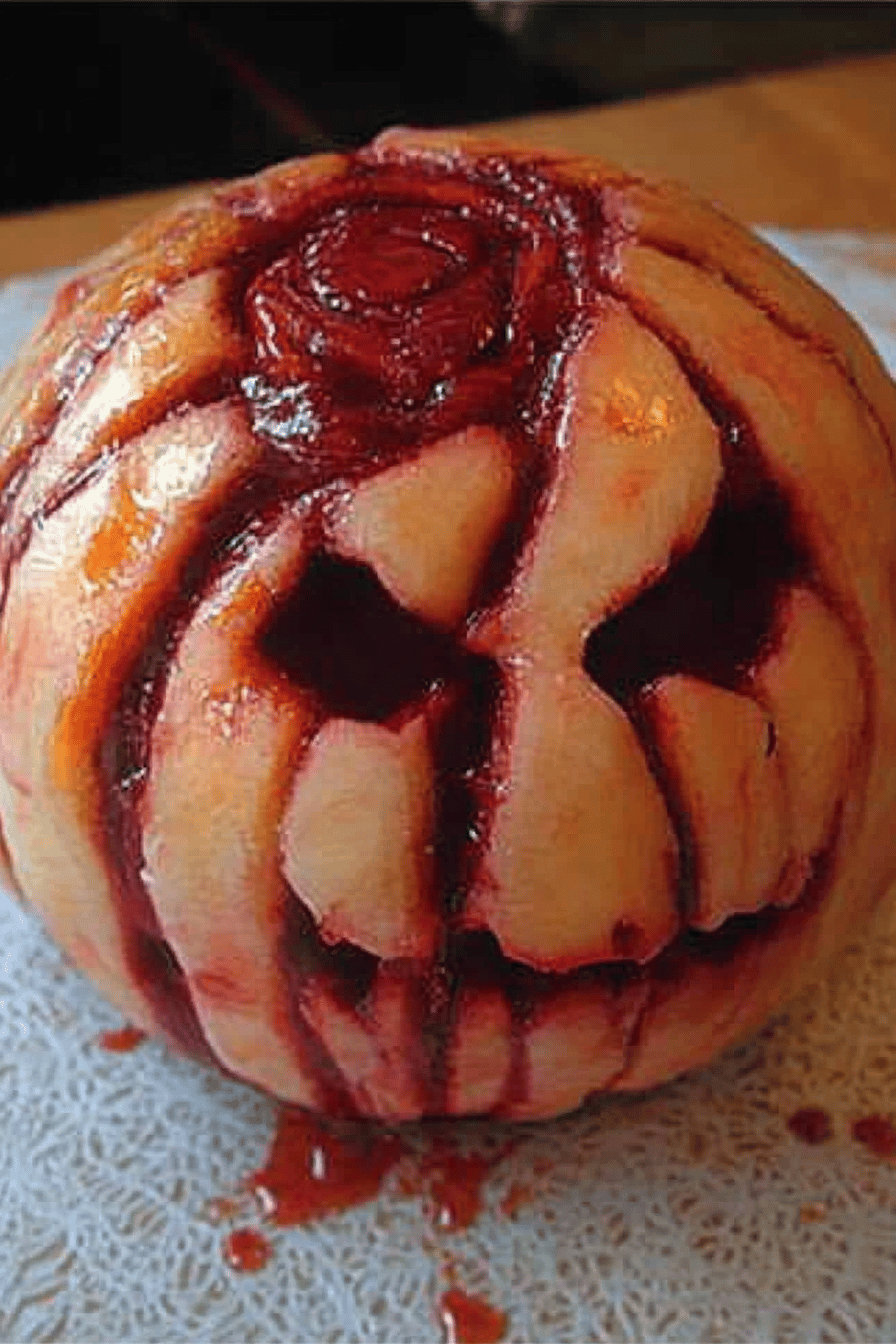 Cerveau d'Halloween: Recette Simple et Savoureuse Final Dish Presentation