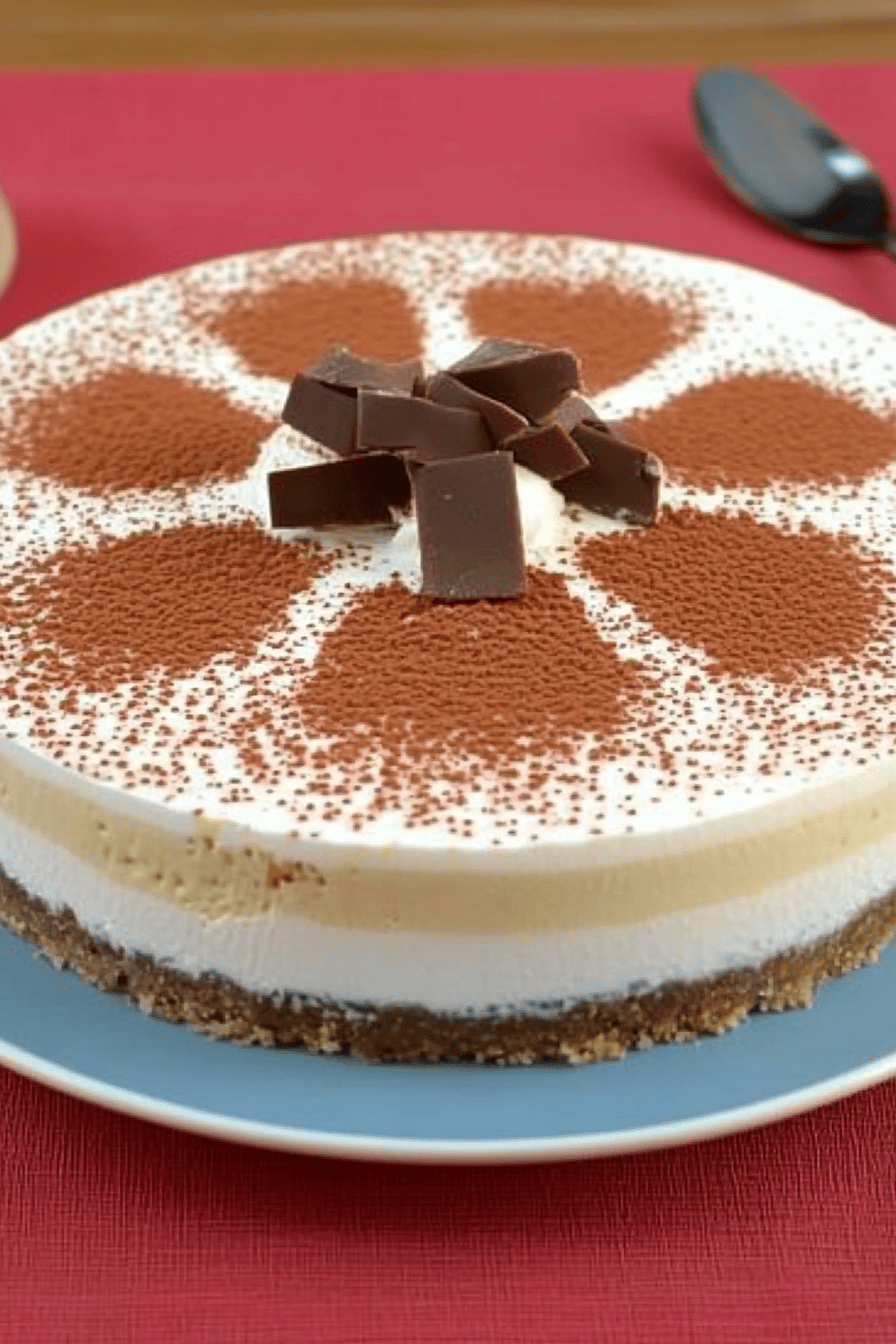 Cheesecake Cappuccino Thermomix: Recette Simple et Gourmande Final Dish Presentation