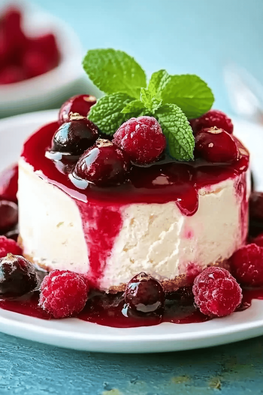 Cheesecake aux fruits rouges facile ingredients