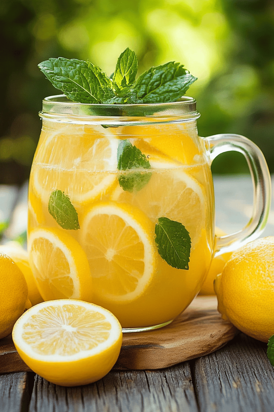 Citronnade facile au Thermomix ingredients