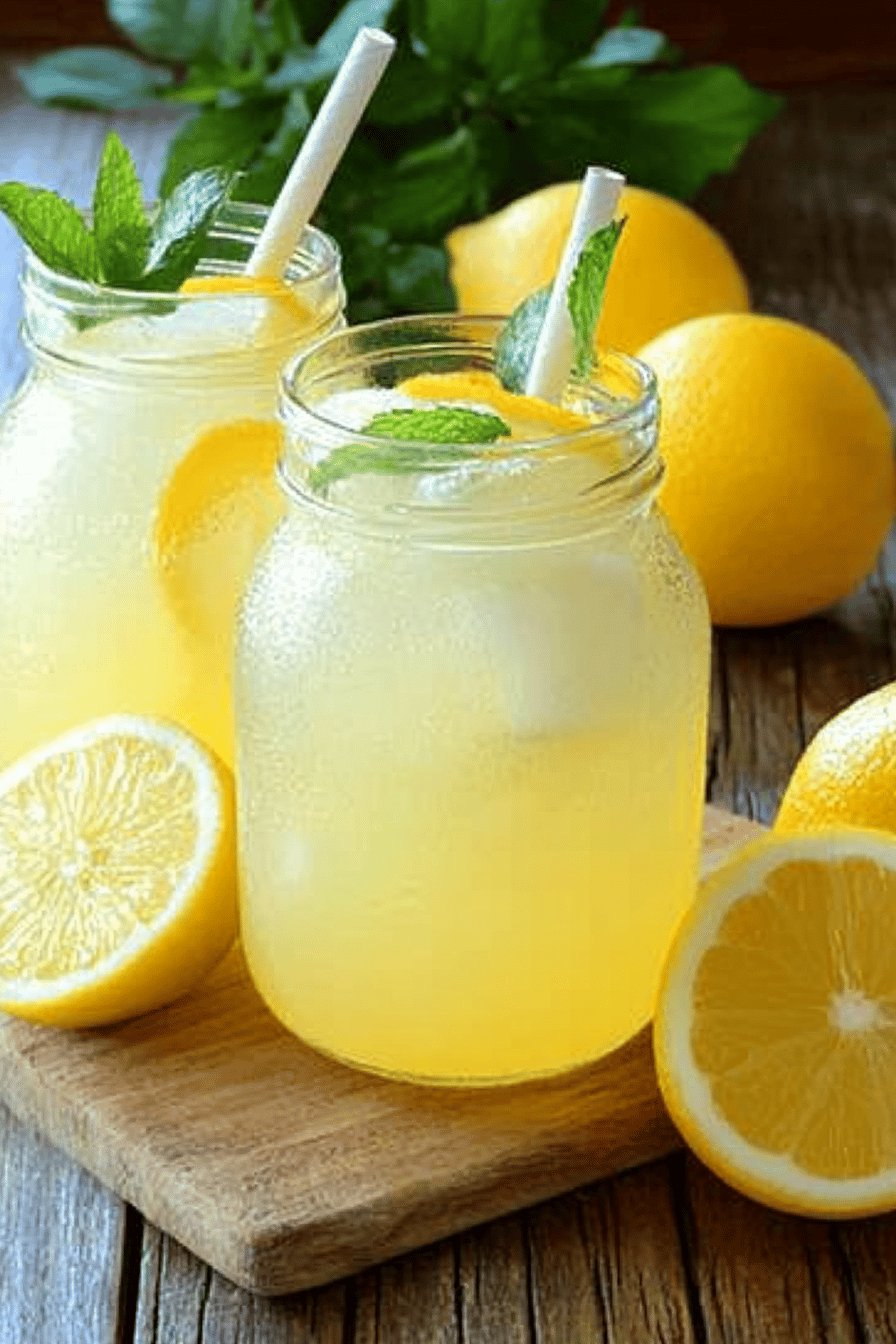 Citronnade légère et rafraîchissante ingredients