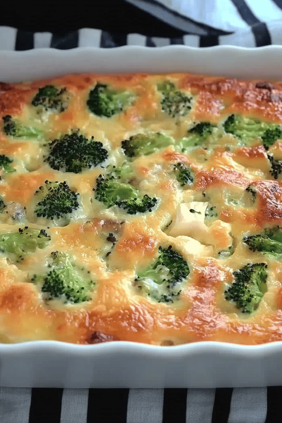 Clafoutis Brocoli-Saumon: Recette Facile et Savoureuse Final Dish Presentation