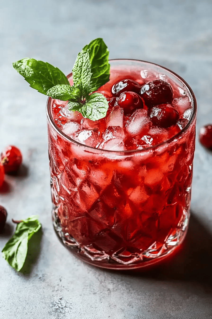 Cocktail de Grenade Thermomix : Recette Facile Final Dish Presentation