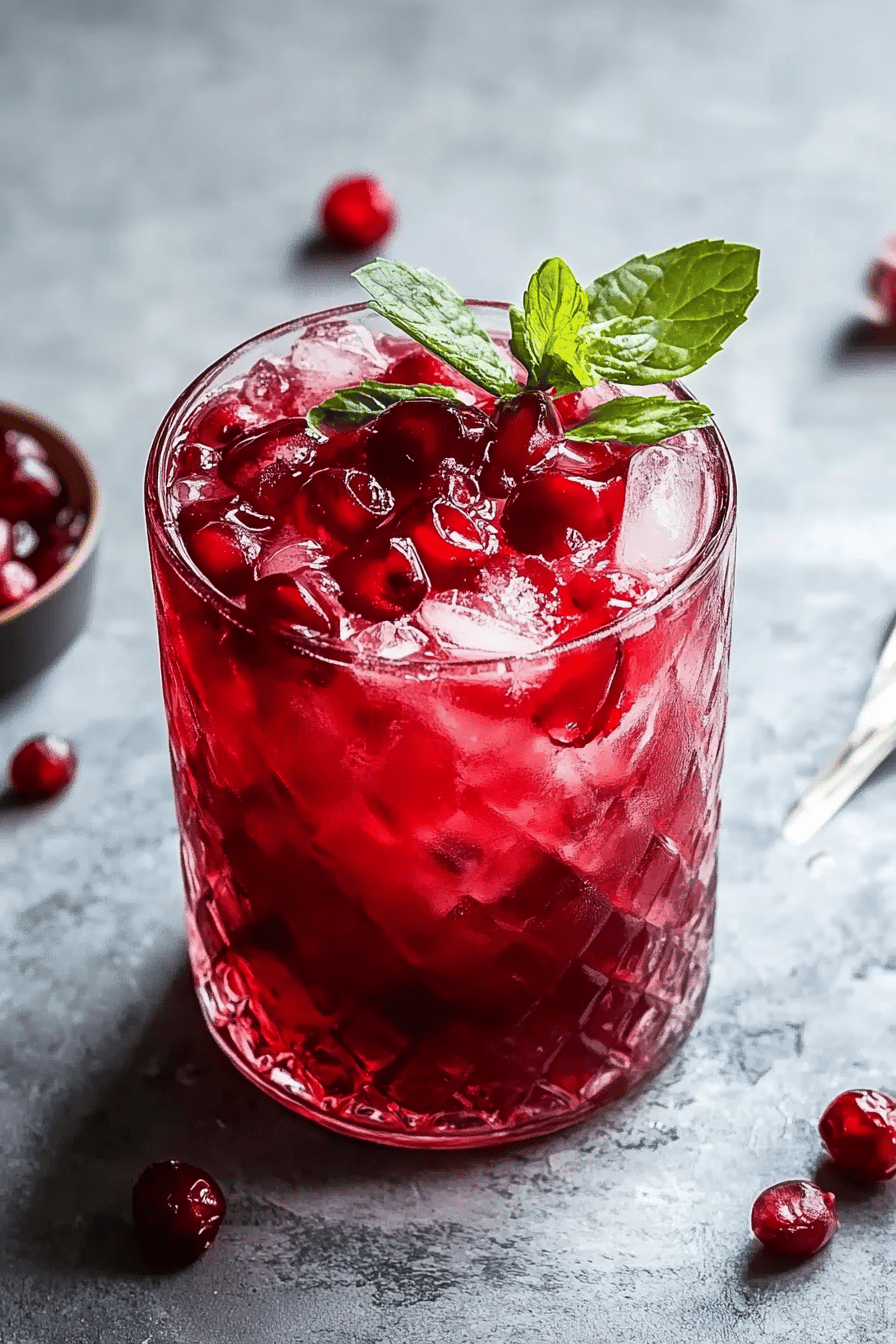 Cocktail de Grenade Thermomix : Recette Facile ingredients