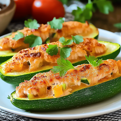 Courgettes Farcies au Saumon: Un Régal Simple