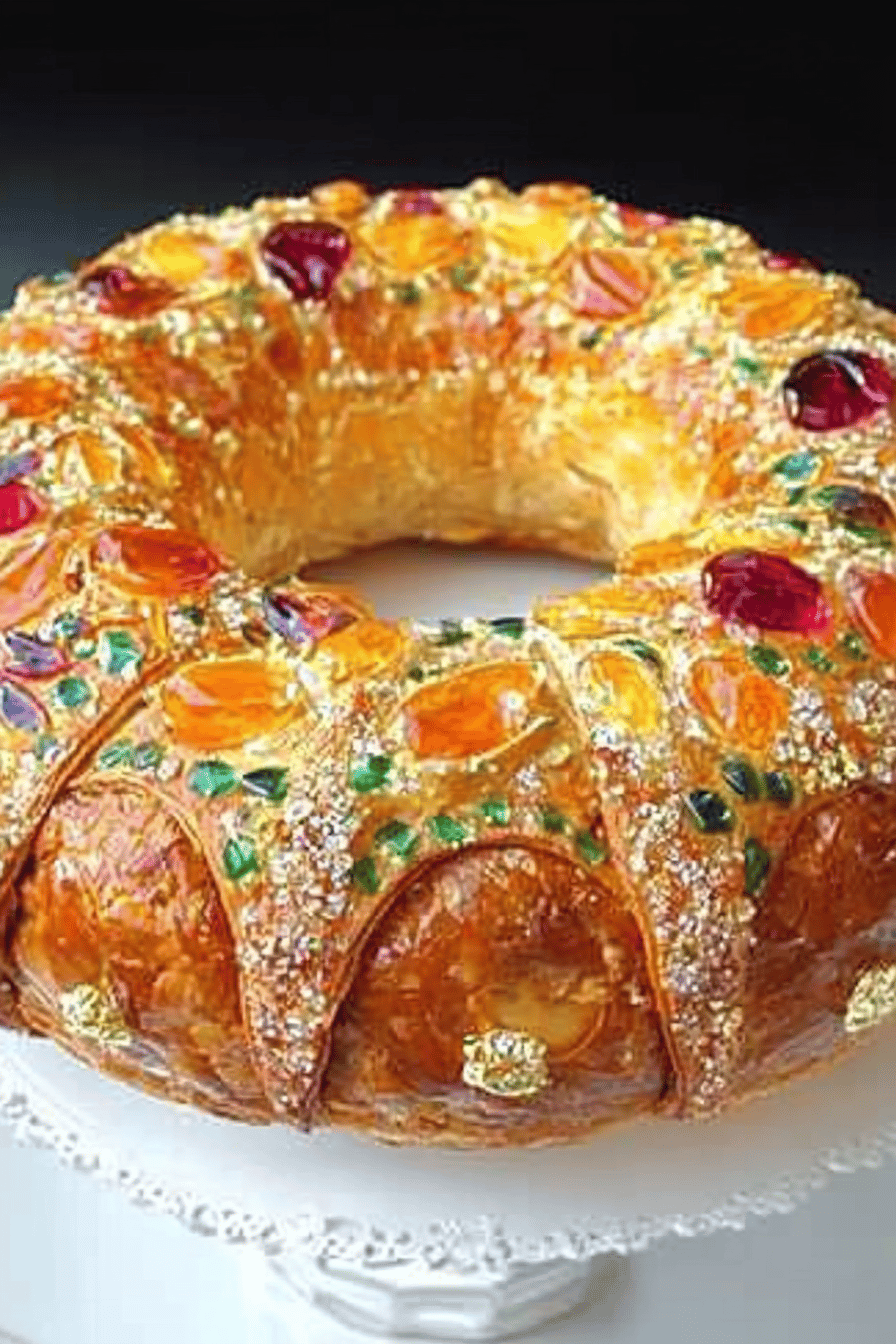 Couronne des Rois Légère et Savoureuse Final Dish Presentation