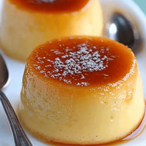 Crème caramel légère au yaourt facile