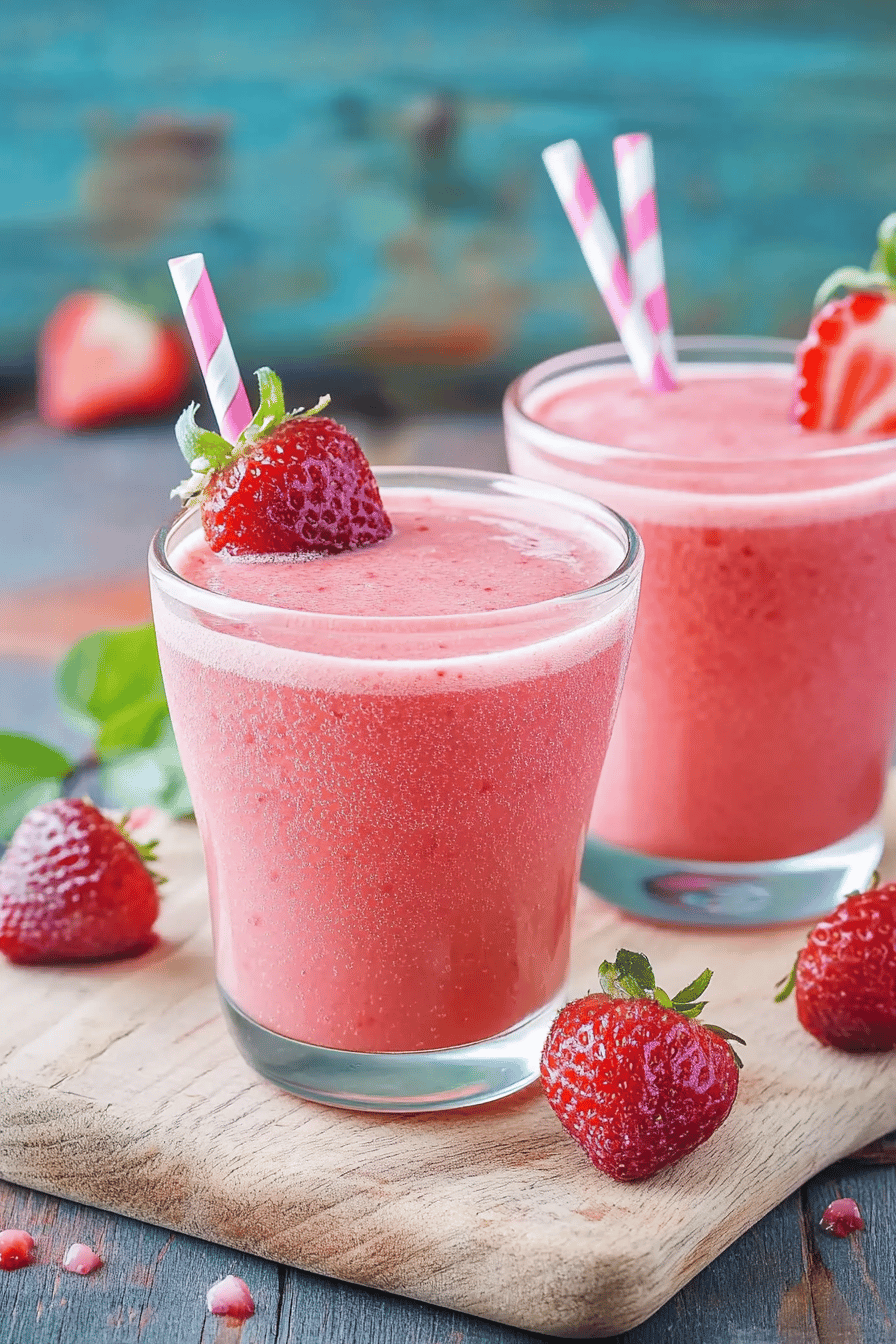 Crème de Liqueur de Fraise au Thermomix ingredients