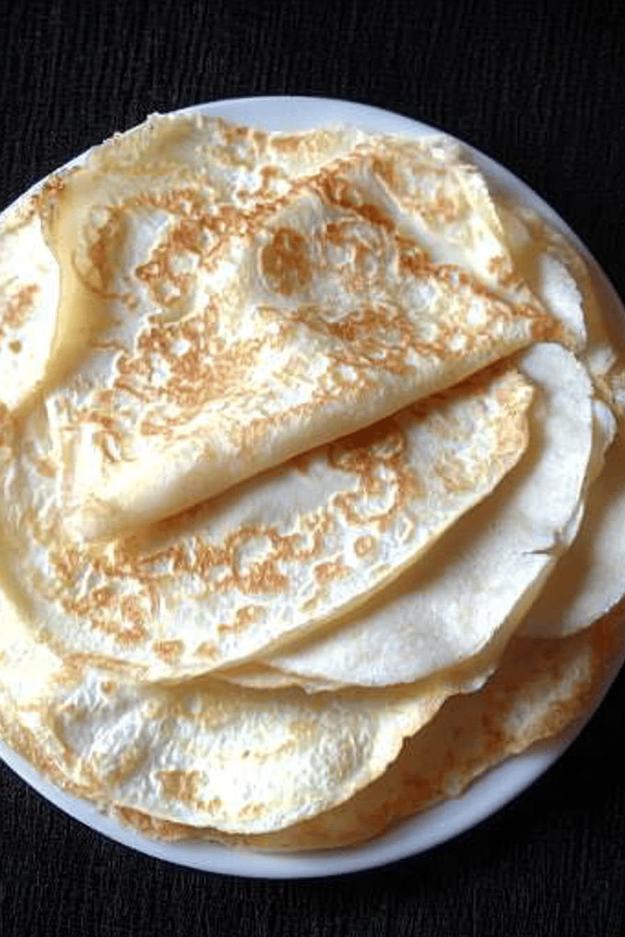 Crêpes légères pour régime ingredients