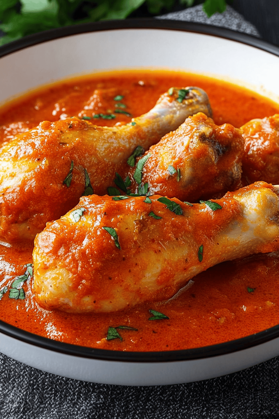 Cuisses de poulet à la crème de tomate: Variante savoureuse ingredients