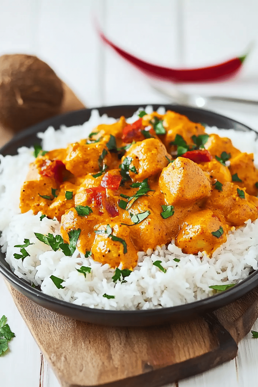 Curry de Cabillaud au Lait de Coco Facile ingredients