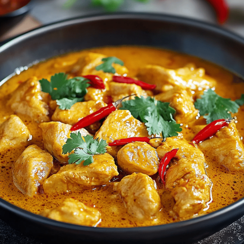 Curry de poulet thaï authentique