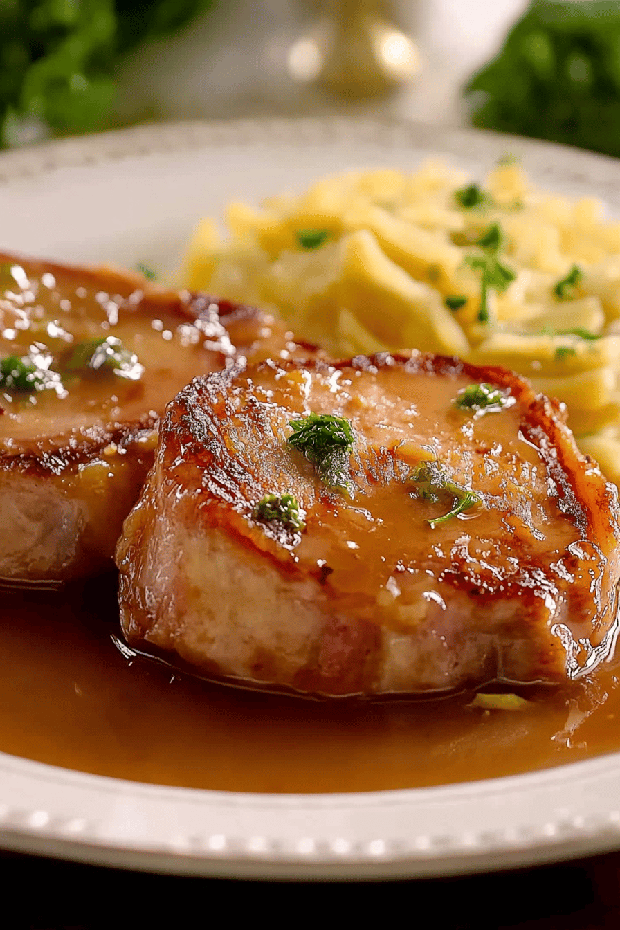 Filet de porc miel-moutarde : recette facile et savoureuse Final Dish Presentation