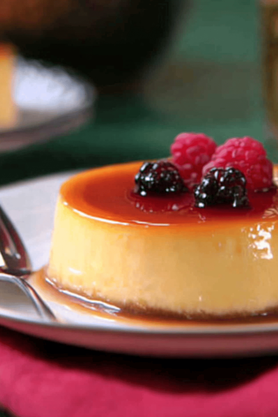Flan coco facile au Thermomix Final Dish Presentation