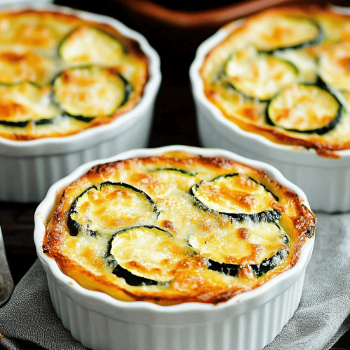 Flan de Courgette au Parmesan Simple et Savoureux