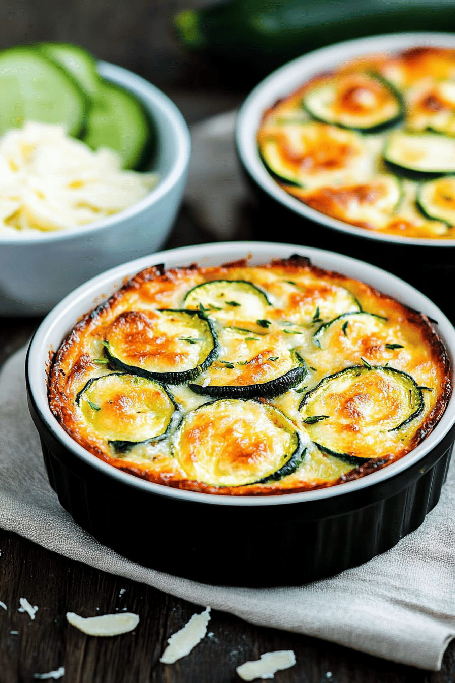 Flan de Courgette au Parmesan Simple et Savoureux ingredients
