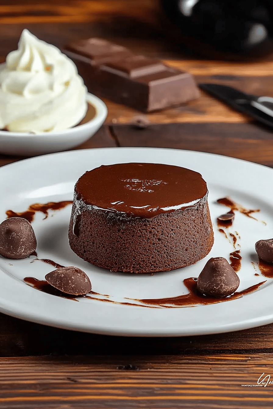 Fondant au Chocolat: Recette de Cyril Lignac Final Dish Presentation