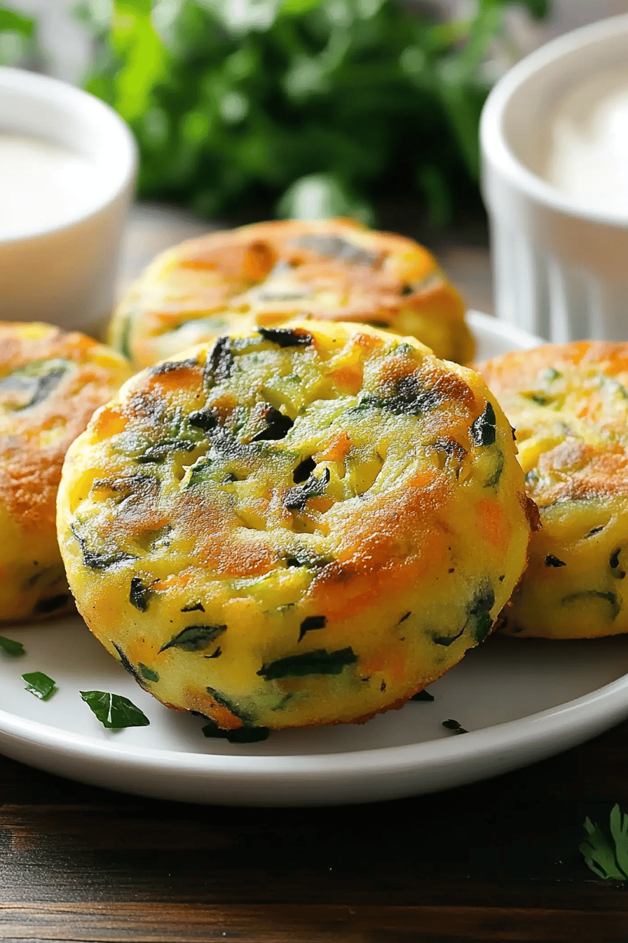Galettes de légumes au four: recette simple et savoureuse ingredients