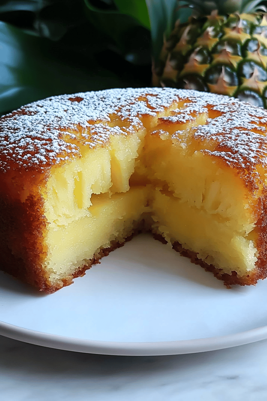 Gâteau Antillais à l'Ananas: Dessert Tropical Facile ingredients