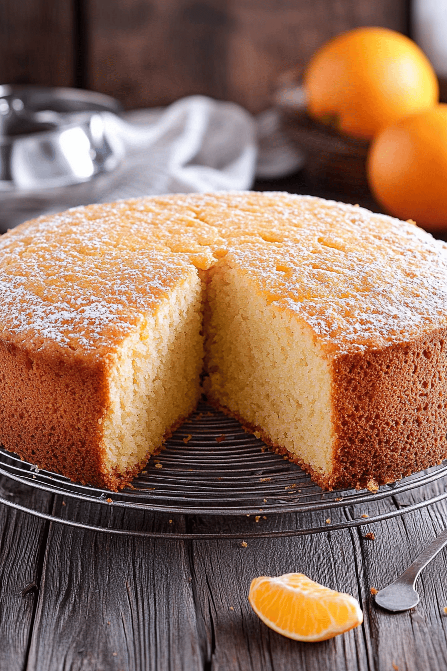 Gâteau au jus d'orange facile avec Thermomix ingredients