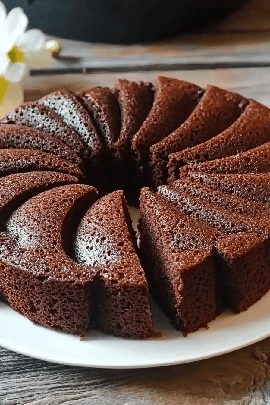 Gâteau léger au chocolat: recette simple et savoureuse Final Dish Presentation