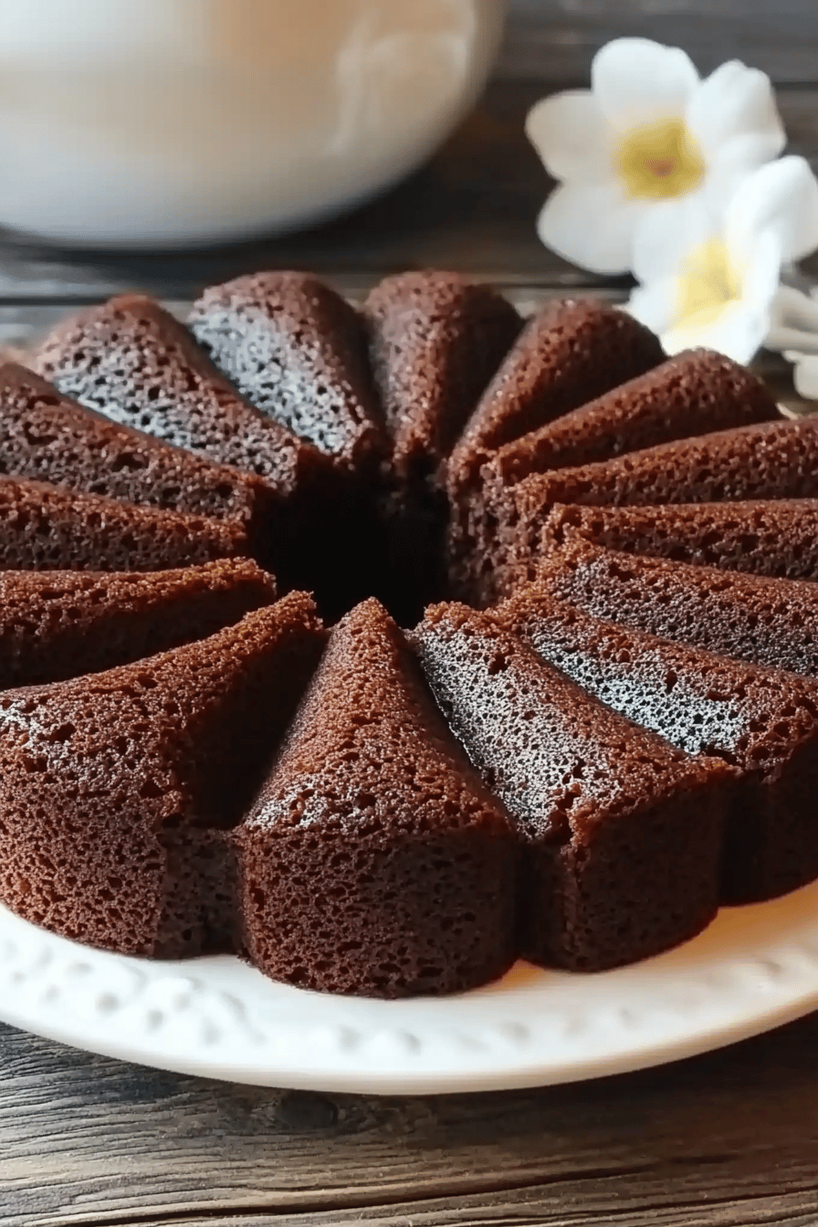 Gâteau léger au chocolat: recette simple et savoureuse Final Dish Presentation