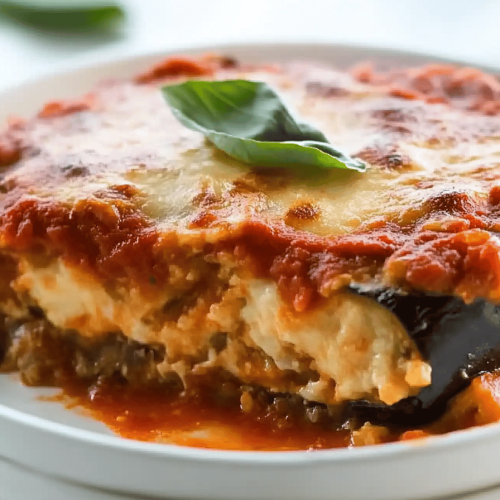 Gratin d'aubergines à la mozzarella facile