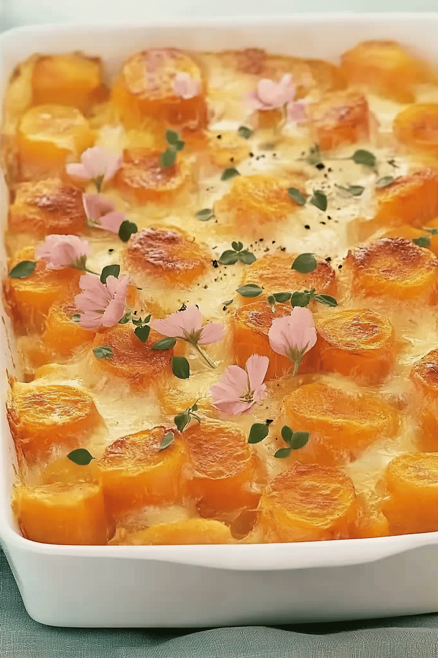 Gratin de Carottes Simplifié et Savoureux Final Dish Presentation