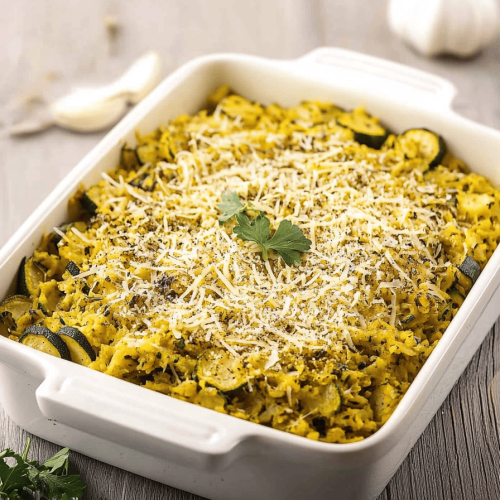 Gratin de Riz aux Courgettes et Viande Hachée: Recette Simple et Facile