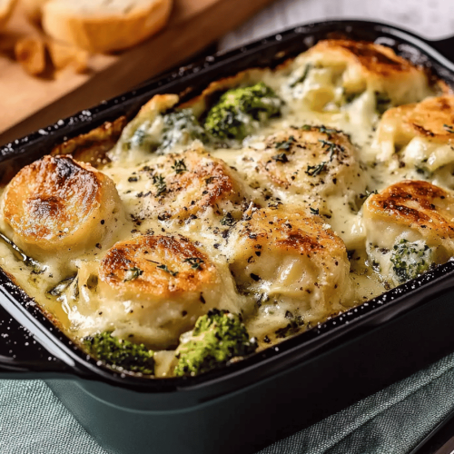 Gratin gourmand de viande et poireaux à la crème