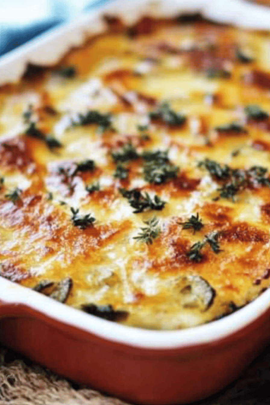 Gratin léger aux légumes d'hiver Final Dish Presentation