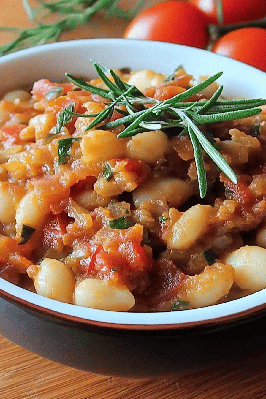 Haricots Blancs au Choroizo et Tomates au Thermomix ingredients