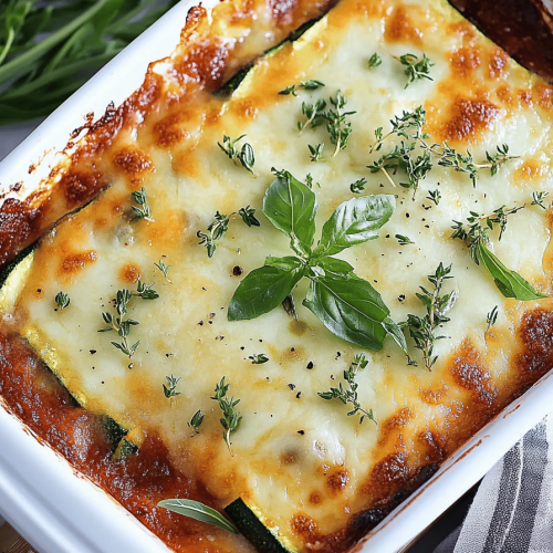 Lasagnes Courgette-Saumon Faciles