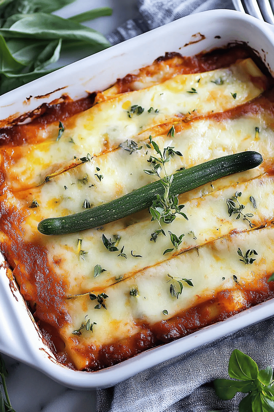 Lasagnes Courgette-Saumon Faciles Final Dish Presentation