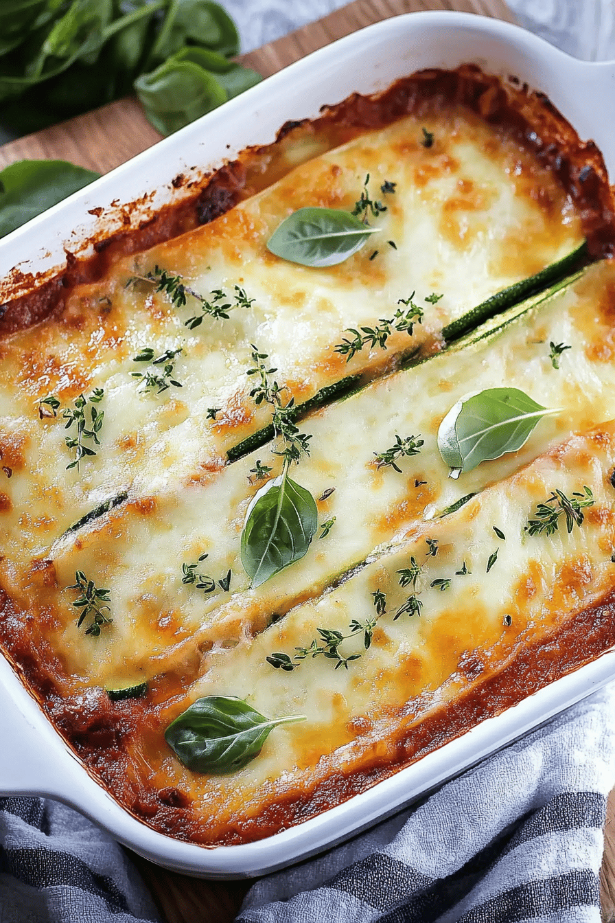 Lasagnes Courgette-Saumon Faciles Final Dish Presentation