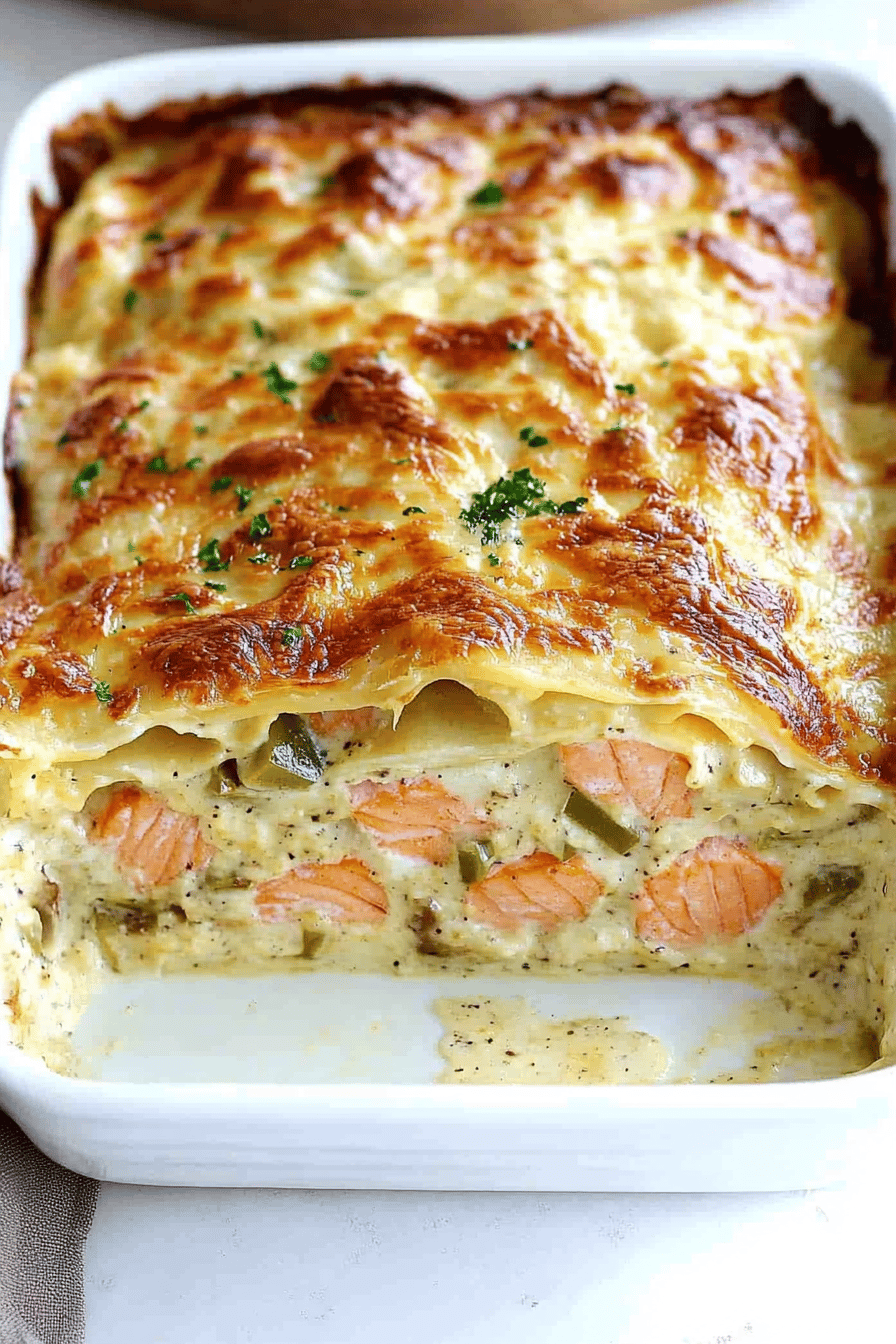 Lasagnes au Saumon Frais: Simples et Savoureuses Final Dish Presentation