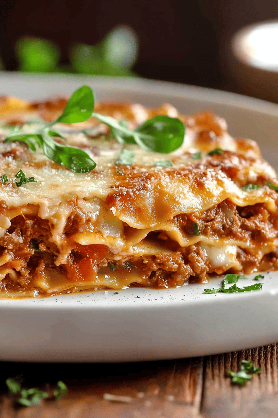 Lasagnes aux légumes : recette italienne facile et savoureuse Final Dish Presentation